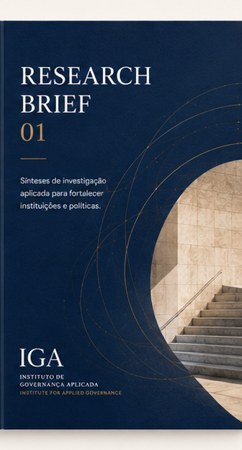 Capa Research Brief 01 — Instituto de Governança Aplicada